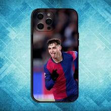 Football B-Barcelona P-Pedri 8 Phone Case Covercompatible With 17,16,15,14,13,12,11 Plus,Pro Max Soft Black Cover,Covercompatible With  17 Case,  17 Pro Case,  17 Pro Max Case - z1 - Xem 13