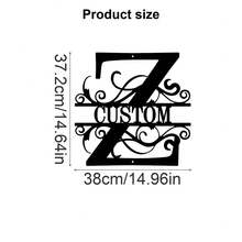 1 Fine Metal Art Logo - Personalized Last Name Logo, Name Design, Home Decoration With Custom Initials Thumbnail, Classic Style, Wall-Mounted Wall Art Decoration For Theme Parties, Perfect Heartfelt Gifts For Friends And Family, Customizable Wedding Gifts., Valentine Day, Valentine Day Decor Ornamental Exquisite, High-Quality Custom, Personalized, Unique Ideal Gifts For Her Pets ,Forever Love - Multicolor - View 77