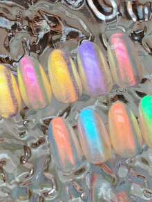 9 Colors/Set Mirror Effect Shiny Nail Powder Tins, High Quality Gradient Metallic Nail Art Decoration, Suitable For Women, Music Festivals, Pride Events, Nail Accessories, Festive Nail Art, Elegant Nail Design, Metallic Finishes