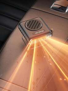 12V Fast Heating Portable Car Heater & Defogger, Cigarette Lighter Powered, Heat & Fan For Quick Warm-Up, Fits Most Vehicles, Ideal For Winter Travel & Camping, Ideal Gift, Car Accessories