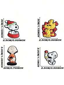 SNOOPY 15 chiếc, Đồ trang trí Giáng sinh hoạt hình dễ thương, được cá nhân hóa theo yêu cầu, Quà tặng sinh nhật trang trí tinh tế cho bạn bè, Quà tặng ngày lễ cho gia đình, Quà tặng tiệc hoàn hảo - Nhiều màu - Xem 8