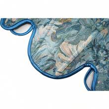 Women's Waist Cincher Bustier Boned Corset With  Design In 2025 - Blue & Beige Floral - View 4