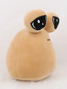 1 件可爱大眼怪物娃娃，8.6 英寸热门游戏我的宠物外星人 Pou 毛绒玩具 - 完美礼物！、生日礼物、圣诞礼物