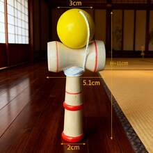 1 Professional Juggling Ball For Beginners In Kendama, A Multi-Functional Juggling Ball And Sports Ball Suitable For Outdoor Activities Of Teenagers. It Is Suitable For Beginners To Train Hand-Eye Coordination, Body Coordination And Control Ability. It Can Also Be Used As A Gift For Outdoor Activities, Extreme Sports Enthusiasts, Fitness Training And Parent-Child Interaction. - Multicolor - View 11