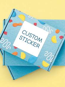 1-240 etiquetas personalizadas - Pegatinas cuadradas personalizadas con cualquier diseño, imagen, logotipo o texto, pegatinas impermeables, etiquetas de agradecimiento personalizadas, personalización colorida, personalización, escuela, hogar, oficina, calendario festivo - Blanco - Ver 8