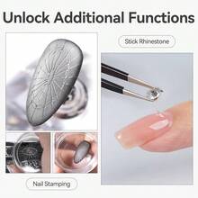 BORN PRETTY 3D Sculpting Gel For Nail Art,No Wipe Semi-Solid Modeling Gel For Rubbing Chrome Nail Powder, Sticking Rhinestones And Nail Stamping{"Color_name":"SemiSolidMoldingGel"} - 半固態成型凝膠 - 查看 6