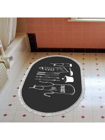 Pearl Digital Non Slip Printed Turkish Vloerkleed AL4032 Zachte Touch, Washable Tapijt Felt Backing Moderne ative Vloer Mat, Living Room, Bedroom, Bathroom, Hallway Or Entryway Available In Many Sizes Quick Drying, Highly Absorbent, Soft, Com Tafel Both Indoor Outdoor view 7