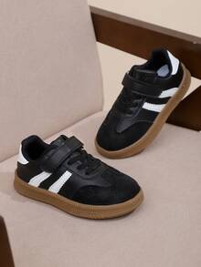 1 双儿童休闲运动鞋，时尚多功能鞋 - 黑色 - 查看 4