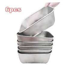 6 件食品储存容器套装 - 可堆叠防漏容器，适用于备餐、露营、办公室使用和厨房整理 - 耐用节省空间的设计，现代厨房必需品，高品质厨具，专为忙碌的专业人士打造 - 銀灰色 - 查看 12