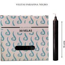 VELA PARAFINA ALTA CALIDAD - Negro - Ver 3