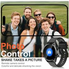 1.48" Full Touch Screen Smart Watch For Men & Women, With Notification, Wireless Call, Multiple Sports Modes, Weather Display, Camera Control, Pedometer, Metal Body, Durable Outdoor, 240p Resolution, Compatible With IOS & Android Phones, Suitable For Friends