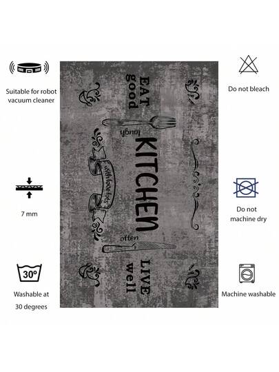 Pearl Digital Non Slip Printed Turkish Vloerkleed AL4033 Zachte Touch, Washable Tapijt Felt Backing PC's Moderne ative Vloer Mat, Living Room, Bedroom, Kitchen, Hallway Or Entryway Available In Many Sizes. Quick Drying, Highly Absorbent, Soft, Com Tafel Both Indoor Outdoor view 5