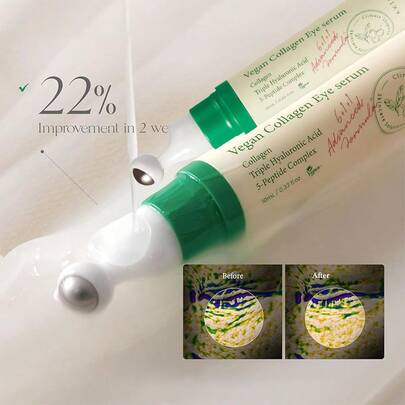 2 Peças Rolos de Soro para os Olhos, Reduz Olheiras, Hidrata, Ilumina, Levanta e Firma a Área dos Olhos, Cuidado com Essência de Massagem para os Olhos