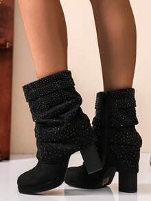 FASHION BOOTS FOR WOMEN - 2-black - View 2
