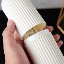 1pc Portable Toothbrush And Toothpaste Holder, Bathroom Toothpaste Rack Storage Box, Multi-Functional Travel Toothbrush Organizer, Travel Toiletry Storage, Bathroom Small Tool