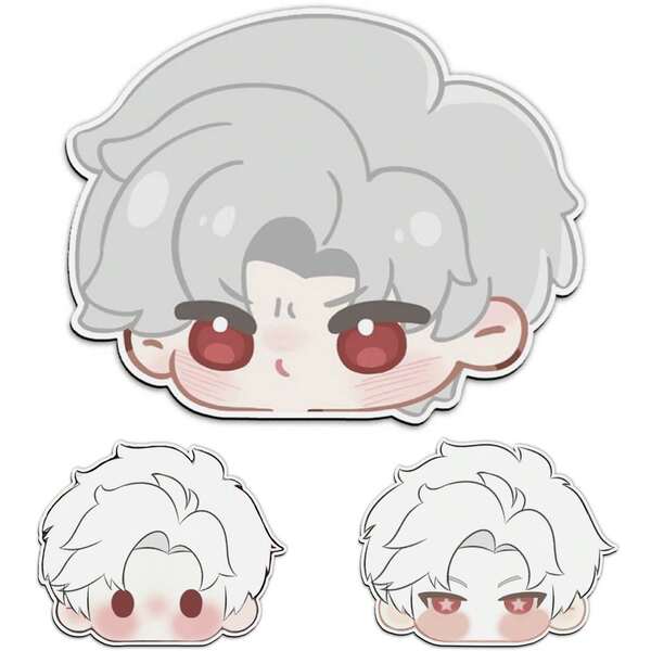 "Love And Deep Space" Chibi Qin Che Mouse Pad – Small-Sized, Cartoon-Style, Stain-Resistant, Non-Slip Wrist Support Pad For Girls; Asymmetrical -Shaped Computer Desk Pad