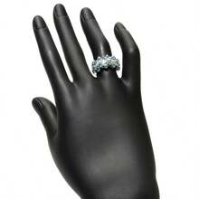 1 inel de logodnă elegant și luxos pentru femei, montură argintie cu zirconiu cubic sintetic roșu strălucitor, ideal pentru nunți, petreceri și cadou de Ziua Îndrăgostiților pentru persoana iubită