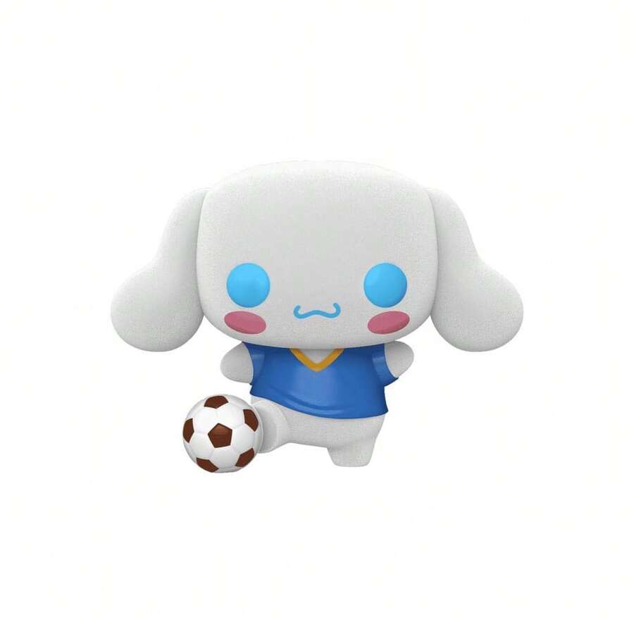 Funko   & Friends POP! Animação  com Bola de Futebol (Flocada) Figura de Vinil Exclusiva nº 86 - Branco - Ver 1