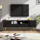 Black + Particle Board + 60-69 Inches