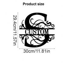 1 Fine Metal Art Logo - Personalized Last Name Logo, Name Design, Home Decoration With Custom Initials Thumbnail, Classic Style, Wall-Mounted Wall Art Decoration For Theme Parties, Perfect Heartfelt Gifts For Friends And Family, Customizable Wedding Gifts., Valentine Day, Valentine Day Decor Ornamental Exquisite, High-Quality Custom, Personalized, Unique Ideal Gifts For Her Pets ,Forever Love - Multicolor - View 75