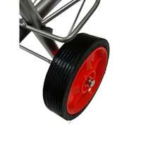 Carrinho de bagagem dobrável – capacidade de carga de 20 kg, estrutura cinza, 98*45*31 cm, para viagens, depósito e uso diário