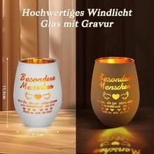 1 peça porta-velas de vidro para velas, suporte para velas de chá com lanterna Lucky Light, decoração de mesa com gravura, presentes de agradecimento para mulheres, aniversário e Natal