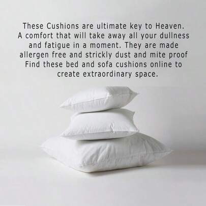Pack Of 4 Extra Deep Filed All Sizes Cushion Pads Inserts Fillers Scatters All Sizes Cushions Pads