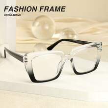 4pcs/3pcs/2pcs Fashion Large Frame Reading Glasses Set, Comfortable Spring Hinged Readers, Unique Colors To Match Your Daily Outfits - 多色C - 查看 7