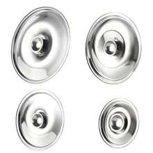 锅盖 锅盖 煎炸通用调味锅 不锈钢油锅 油壶 平底锅 替换烹饪罐 炒锅