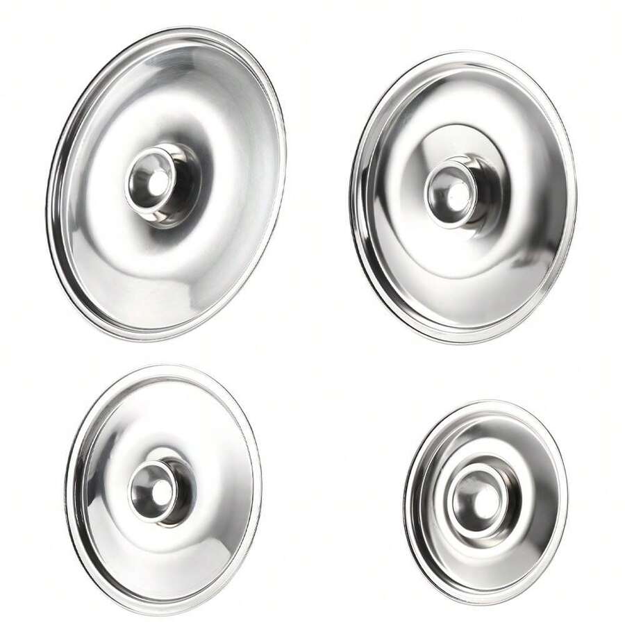 锅盖 锅盖 煎炸通用调味锅 不锈钢油锅 油壶 平底锅 替换烹饪罐 炒锅