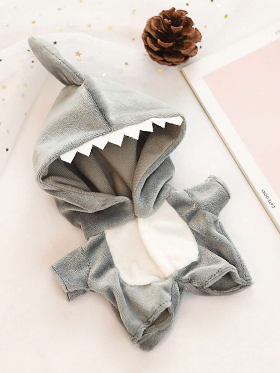 20cm嬰兒娃娃衣服套裝,卡通3d恐龍印花睡衣和填充玩具,僅包括衣服 - 綠色 - 查看 1