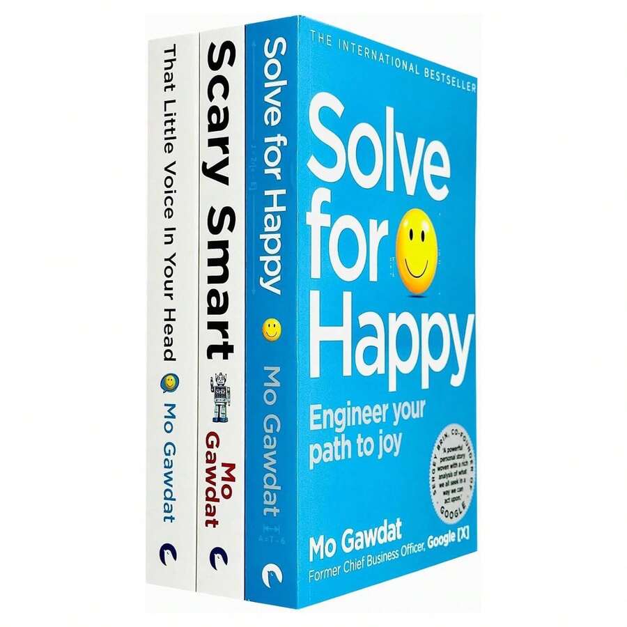 Mo Gawdat Collection 3 Books Set (That Little Voice In Your Head, Solve For Happy, Scary Smart) - Single Book - View 1