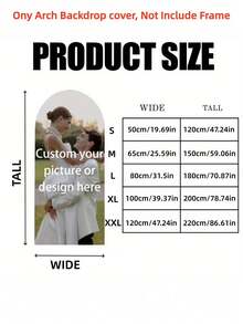 1pc Customizable Elastic Arch Backdrop - Customized Round Top Background Stand, Suitable For Weddings, Birthdays, Christmas And Theme Parties, Available In Multiple Sizes, Frameless Design, No Electricity Required, Event Backdrop, Customizable Party Decor, Wedding Decor,Blossom Picnic Core, Themed Arch Backdrops - Multicolor - View 4