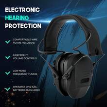 TicEaik NRR 30dB Auriculares contra Ruido, Ligeros para Tiro y Caza, Paquete de Protección Auditiva - 1 - Ver 4