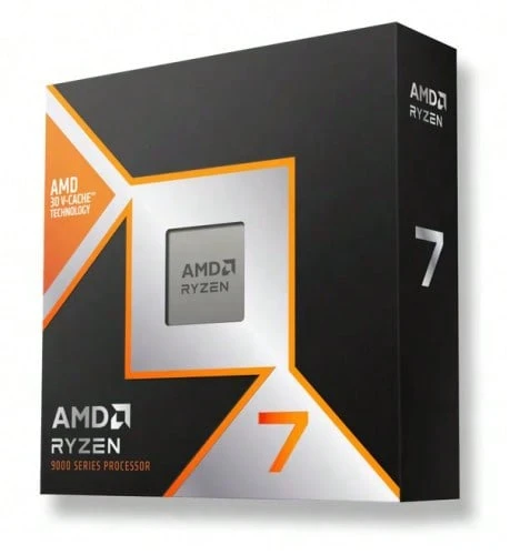 Amd 銳龍 7 9800x3d 處理器 4.7 GHz 96 MB L3 - 黑色 - 查看 1
