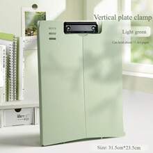 A4 Upright Clipboard, Thick Student Writing Board, Exam Paper Clip, Vertical Meeting Notebook Holder - Multicolor - View 6