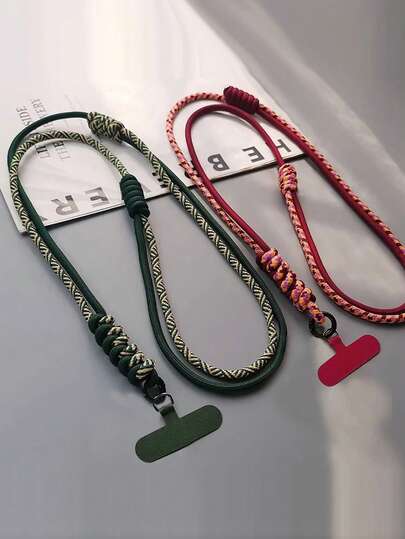 حزام طويل للرقبة، حامل هاتف محمول مضاد للفقدان للارتداء عبر الجسم للتنزه والمشي في الهواء الطلق، مناسب للجنسين