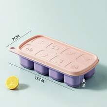 Silicone Ice Cube Tray Set With Lid, Multi-Color,Ice Cube Mold With Lid Ice Tray, Easy To Disassemble, Ice Cube Making Machine, Suitable For Summer Freezing - Default - View 4