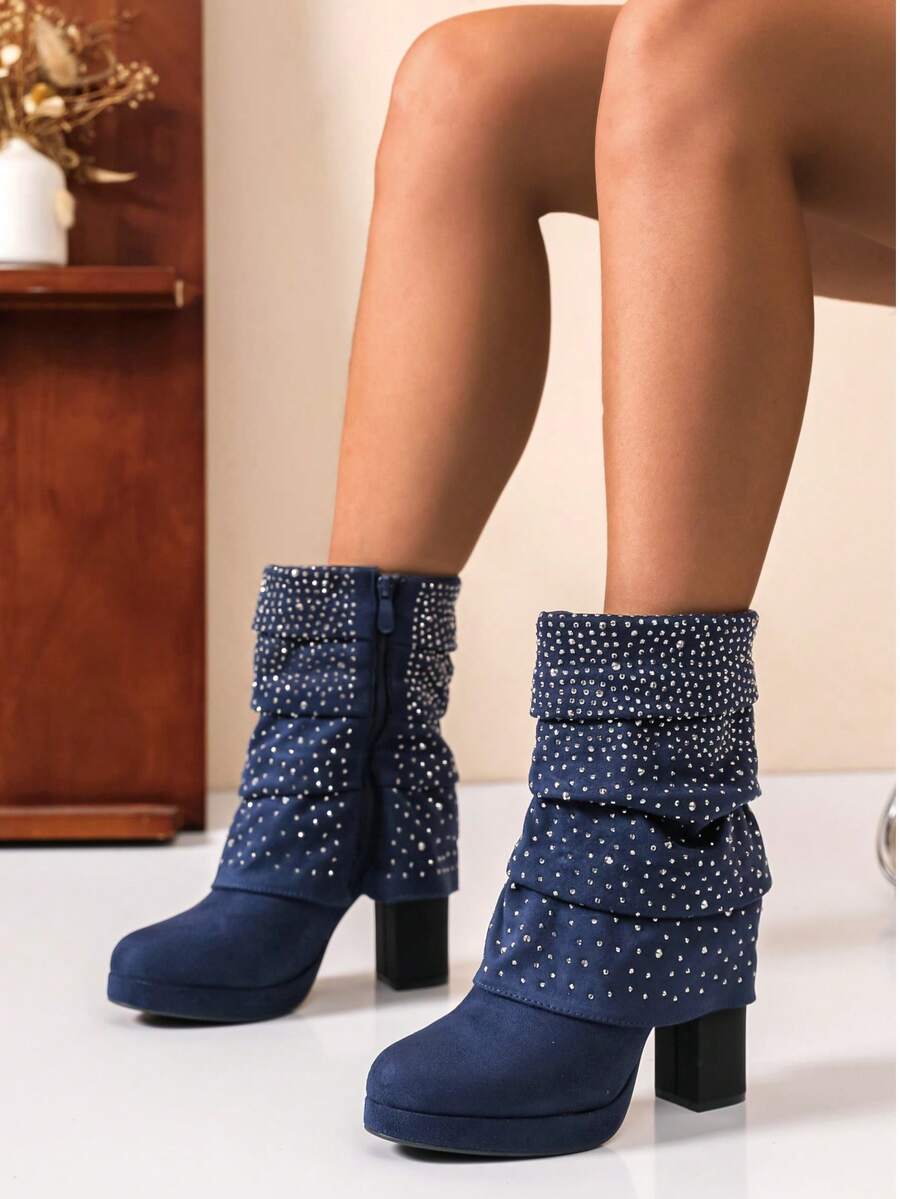 FASHION BOOTS FOR WOMEN - 2-blue - View 1