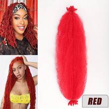 Colorful Synthetic Fuzzy Caterpillar Hair Extensions, Fashion Braids - Multicolor - View 8