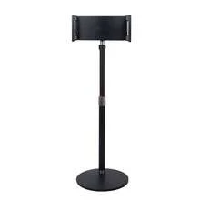 Height Adjustable Metal Tablet Stand For Desk Portable Monitor Stand, Adjustable 360 Degree Rotating Tablet Holder - Black - View 10