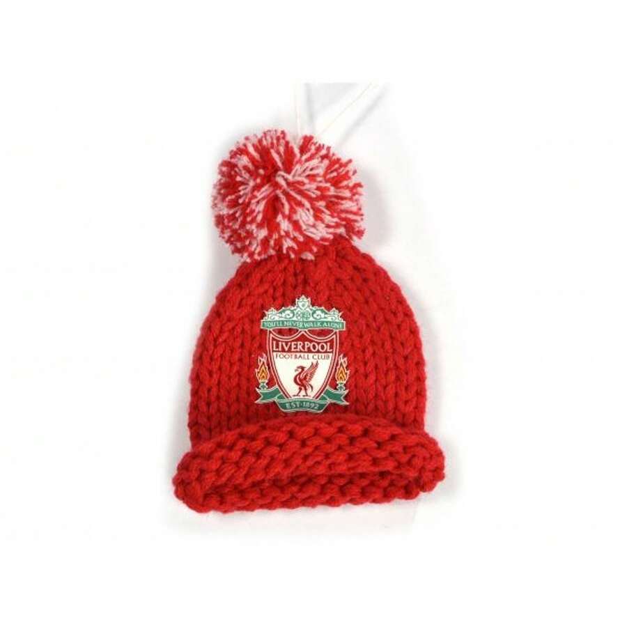 Liverpool FC Eternal Knitted Hat Car Mirror Dration (Red) - 100% Mixed - (BS3513) - Red - View 1
