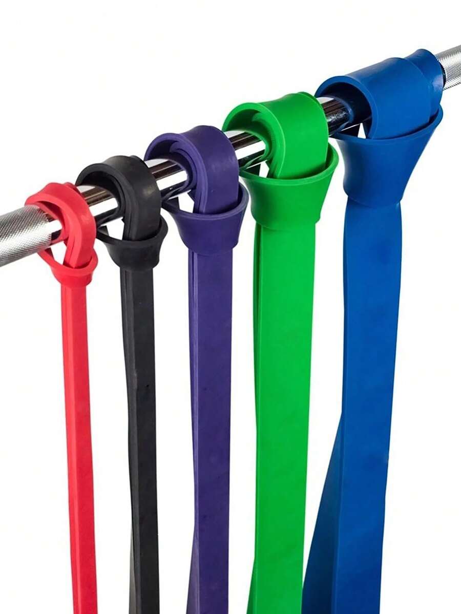 Multi Specification And Multifunctional Tension Rope, Pull Up Auxiliary Belt, Track And Field Tension Belt, Elastic Belt, Yoga Resistance Belt, TPE Multifunctional Tension Rope - Multicolor - View 1