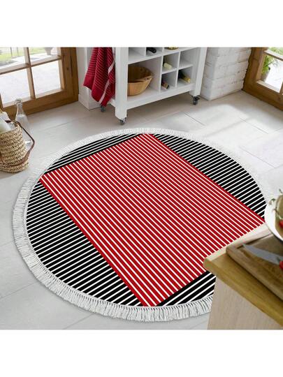 Pearl Digital Non Slip Printed Turkish Vloerkleed AL4023 Zachte Touch, Washable Tapijt Felt Backing Moderne ative Vloer Mat, Living Room, Bedroom, Bathroom, Hallway Or Entryway Available In Many Sizes Quick Drying, Highly Absorbent, Soft, Com Tafel Both Indoor Outdoor view 4
