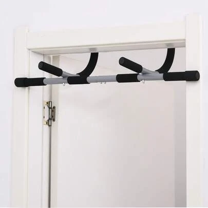 SOOZIER Pull-Up Bar For Doorway, Home Fitness Door Horizontal Chin Up Bar For Indoor Gym Upper Body Workout, Grey