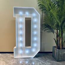 4FT Marquee Light Up Letters A-Z, Big Marquee Letters 4 Feet Tall For Birthday Decorations Large Light Up Letters With Cool White LED Lights For Party Wedding Graduation Baby Shower Anniversarty Decor - trắng - Xem 5