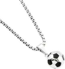 Collar De Futbol Soccer Balon Para Futbolista De Acero Inoxidable Unisex Regalo, Eventos,Cumpleaños,San Valentin,Navidad Etc - 1 - Ver 1