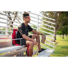 Stansport Asiento Plegable para Estadio con Brazos - Rojo - Ver 7