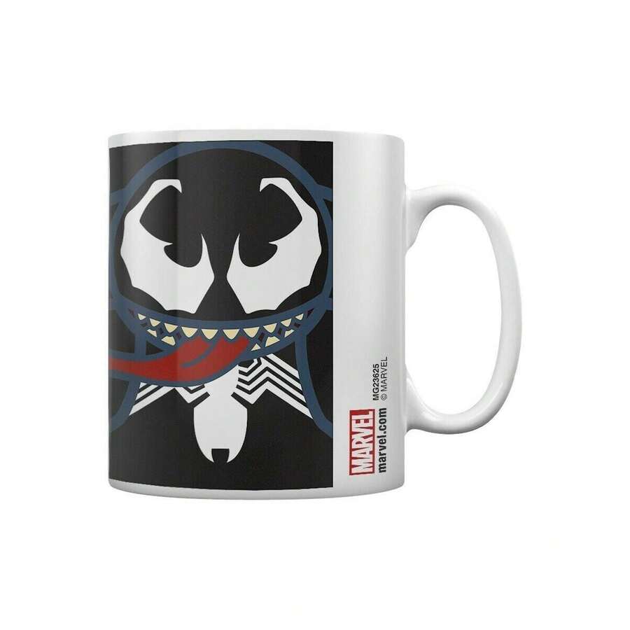 Marvel Villains Kawaii  Mug (White/Red/Black) - 100% Ceramic - (PM2034) - Black - View 1