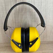 1 件降噪耳罩，高密度泡沫 ABS 耳罩，可折叠耳罩